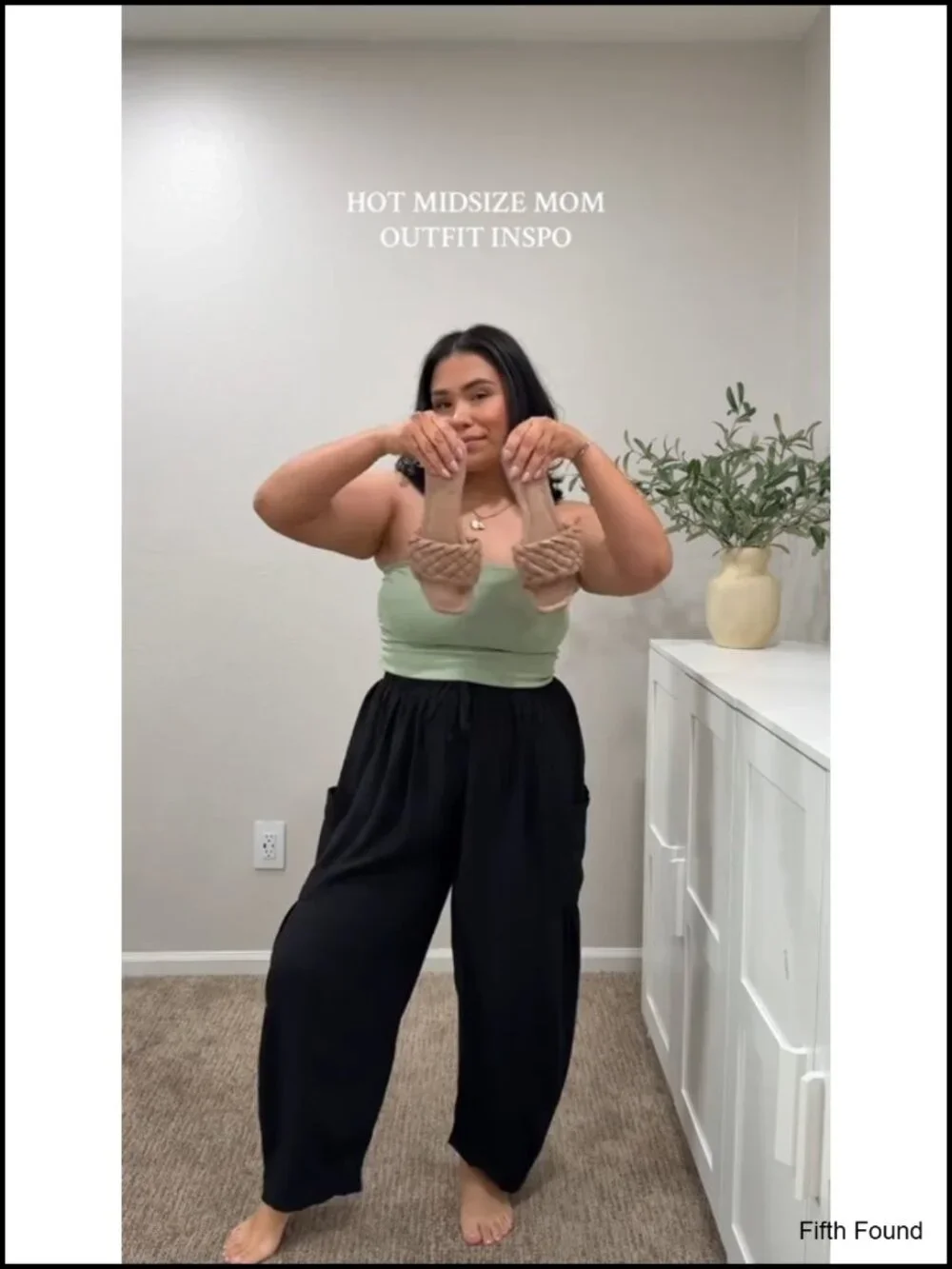 Linen Wide Leg Pants Drawstring Elastic Waist with Pockets Summer Travel Casual